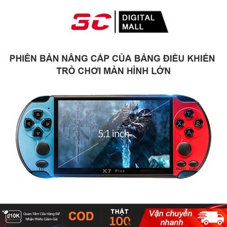 Máy chơi game  X7 Plus máy chơi game màn hình lớn 5.1 inch 8G  HD Giải trí  Chip trò chơi chuyên nghiệp