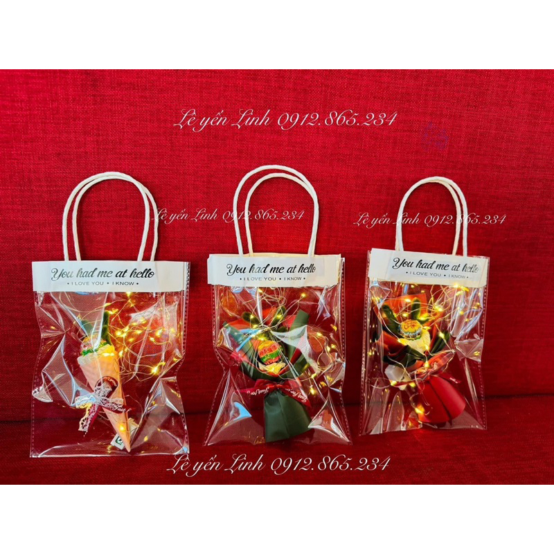 Sỉ 10 túi đựng hoa size mini