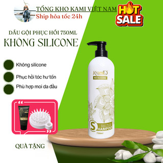 Dầu gội phục hồi chống rụng tóc hương nước hoa Kami, tặng kèm hấp phục hồi 50ml + lược gội