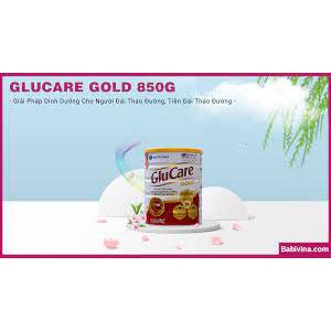 Lon 850G Sữa Bột Glucare Gold Nutricare dinh dưỡng cho người tiểu đường và những người béo phì