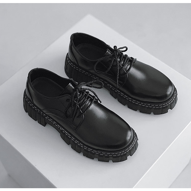 Giày nam cổ thấp dr martens nam hàn quốc tăng chiều cao 6 cm MD New 2022