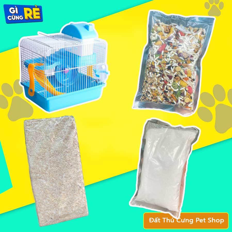 Combo vật dụng nuôi hamster Số 4