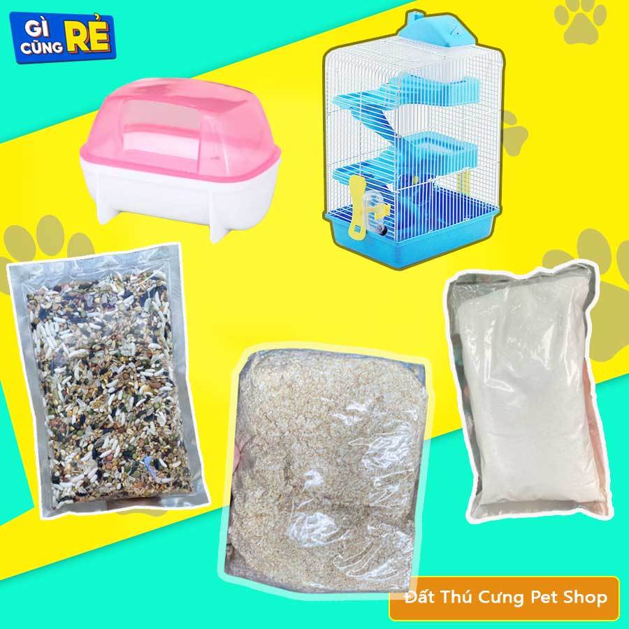 Combo vật dụng nuôi hamster Số 7
