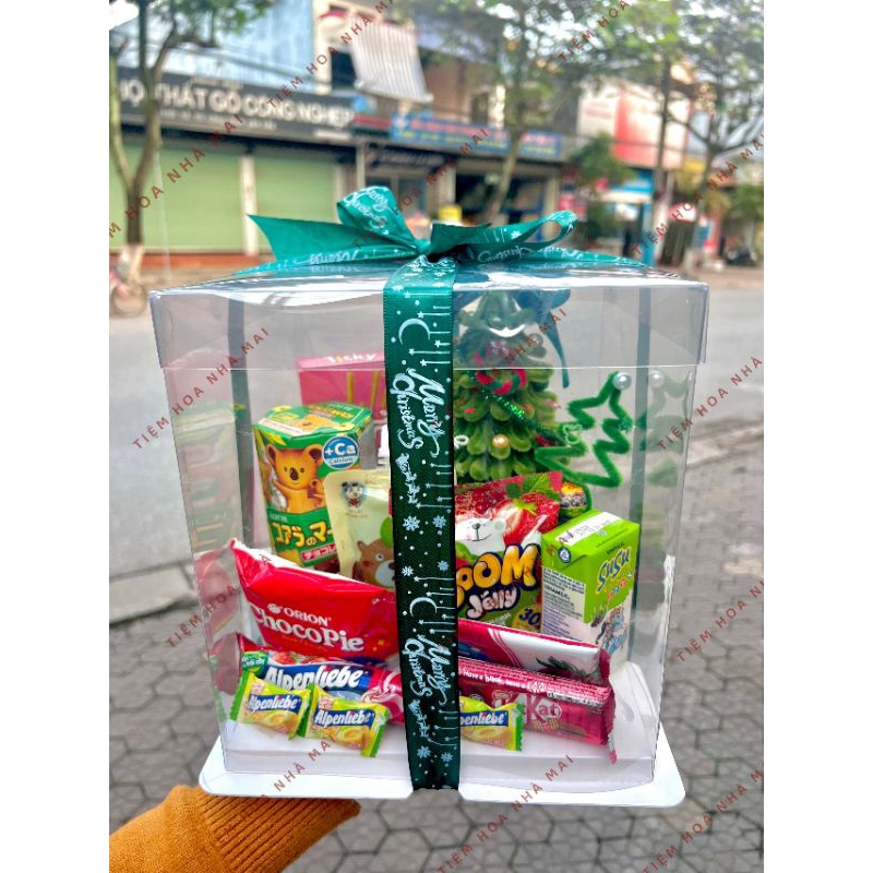 Box quà tặng bánh kẹo giáng sinh, noel