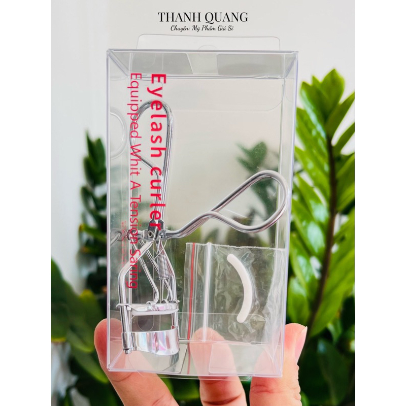 Kẹp Mi Thần Thánh Mút Đệm Trắng Eyelash Curler Siêu Cong Bằng Inox Bấm Êm Tặng kèm 1 đệm kẹpg