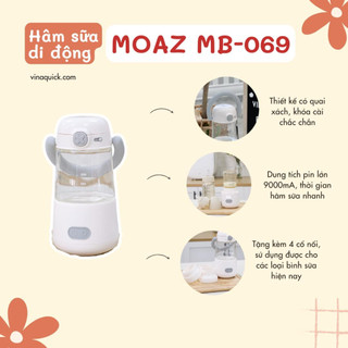 Máy Hâm Sữa Di Động Moaz BéBé MB-069 - VINAQUICK