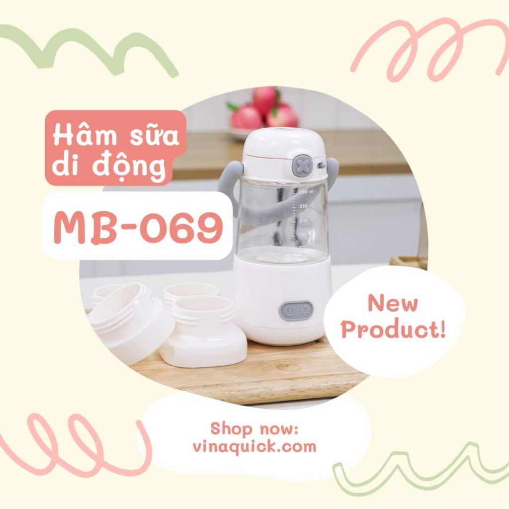 Máy Hâm Sữa Di Động Moaz BéBé MB-069 - VINAQUICK