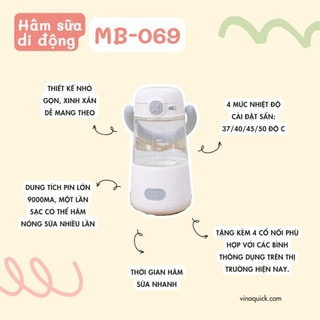 Máy Hâm Sữa Di Động Moaz BéBé MB-069 - VINAQUICK