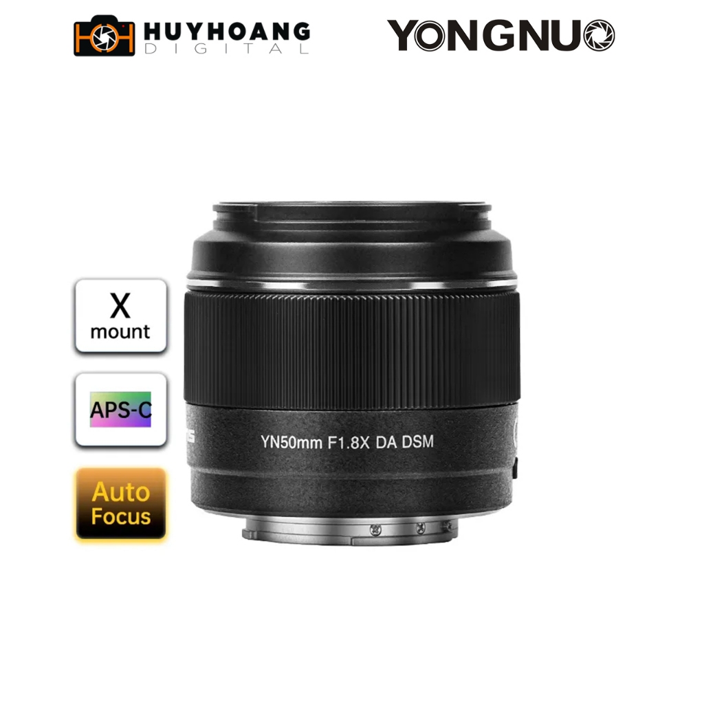 Ống kình Yongnuo AF 50mm f/1.8 Fujifilm XF - Hàng chính hãng