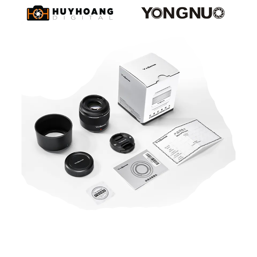 Ống kình Yongnuo AF 50mm f/1.8 Fujifilm XF - Hàng chính hãng
