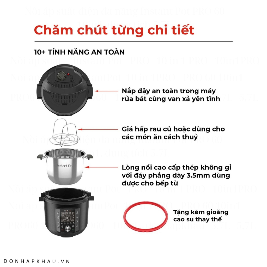 Nồi áp suất đa năng Instant Pot Pro 10 in 1