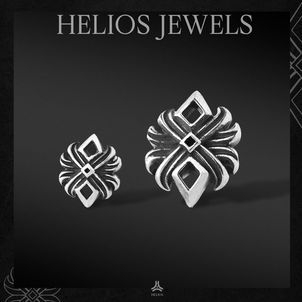 Khuyên tai bạc S925 Lotus Tiny Bud Helios Silver Original