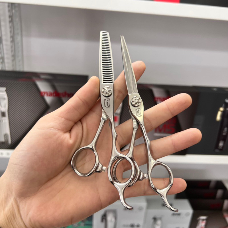 Kéo cắt tóc wahl màu trắng