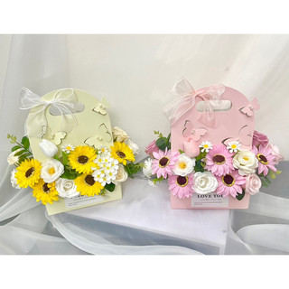 Giỏ sáp hướng dương sz 35x32 tặng kèm banner