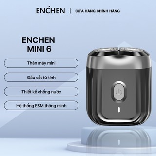 Máy cạo râu mini enchen mini 6 2 lưỡi cạo 3d cạo tiện lợi dễ dàng - chính hãng