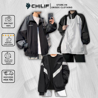 Áo khoác dù Jacket 2 lớp dày dặn cao cấp ( Hình ảnh + Video thât 100% CHILIF 🖤 freeship )