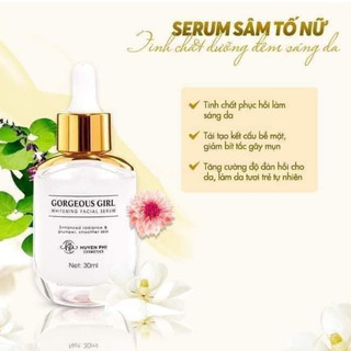 Serum sâm tố nữ huyền phi - cấp ẩm, tái tạo phục hồi, tăng độ đàn hồi cho da
