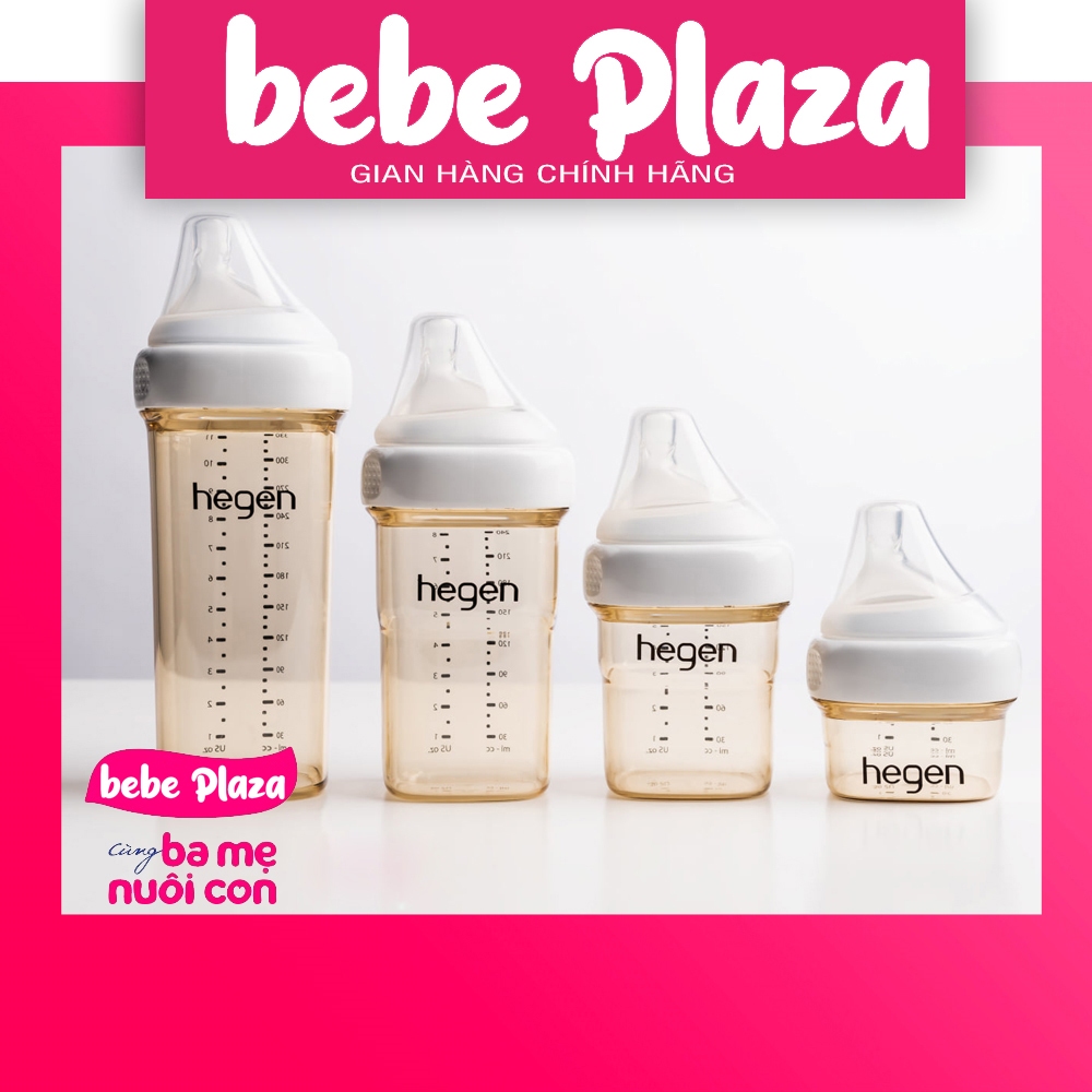 CHÍNH HÃNG Bình sữa Hegen PPSU 150ml - 240ml. FULL BOX