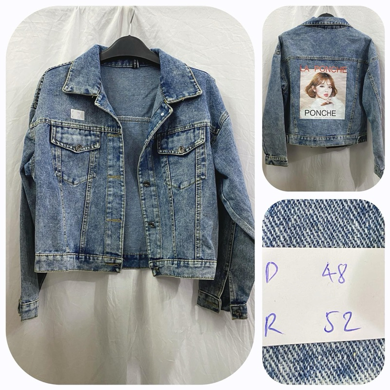 ÁO KHOÁC JEANS 2hand  A + C