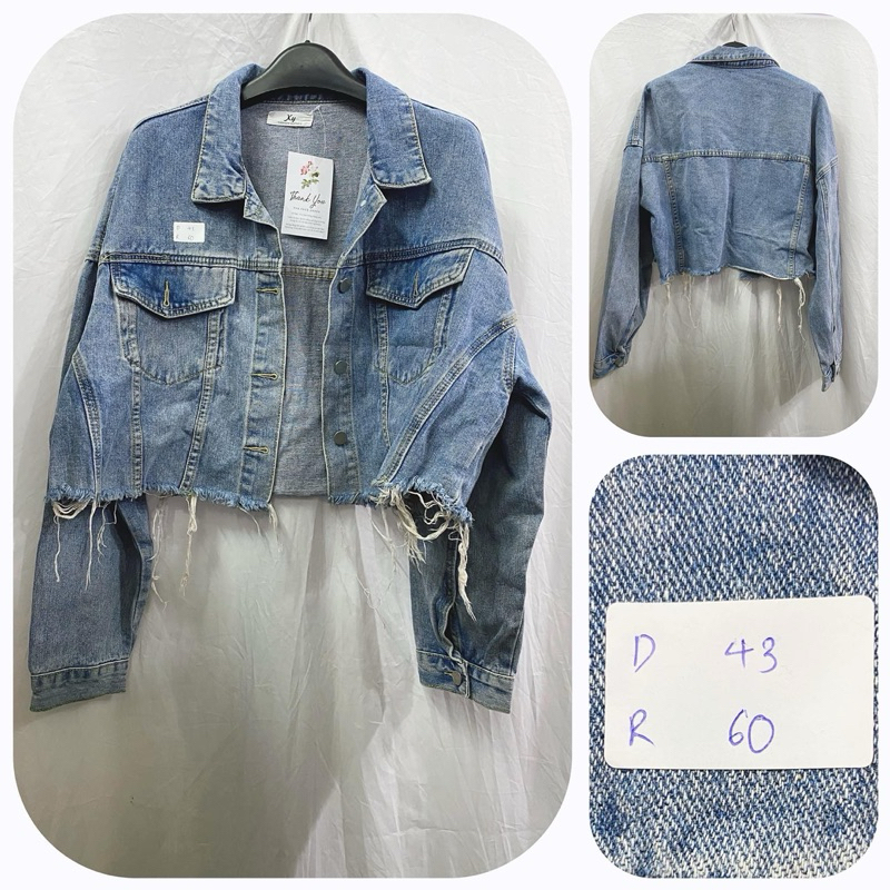 ÁO KHOÁC JEANS 2hand  A + C