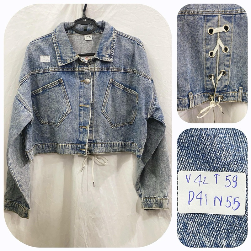 ÁO KHOÁC JEANS 2hand  A + C