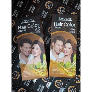 Lavox kem nhuộm phủ bạc a1,a2,a3,a4,a5 tuýp 60ml+oxy