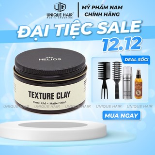 Sáp vuốt tóc helios texture clay 113gr - new 2024 - chính hãng + quà tặng