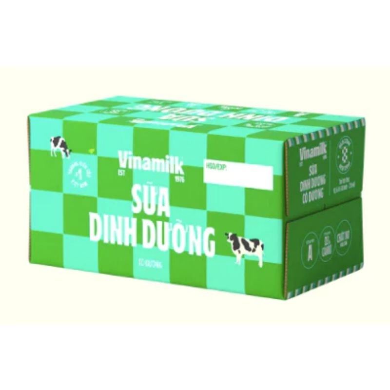 Thùng 48 Túi Sữa Vinamilk 220ml Có Đường / Ít Đường / Không Đường / Dâu / Socola