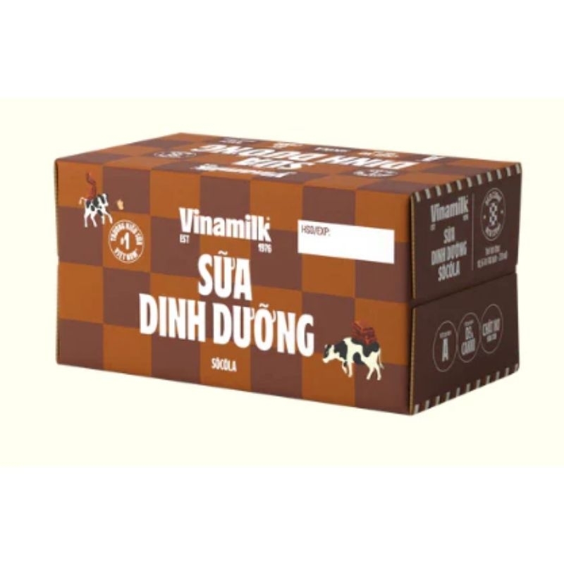 Thùng 48 Túi Sữa Vinamilk 220ml Có Đường / Ít Đường / Không Đường / Dâu / Socola