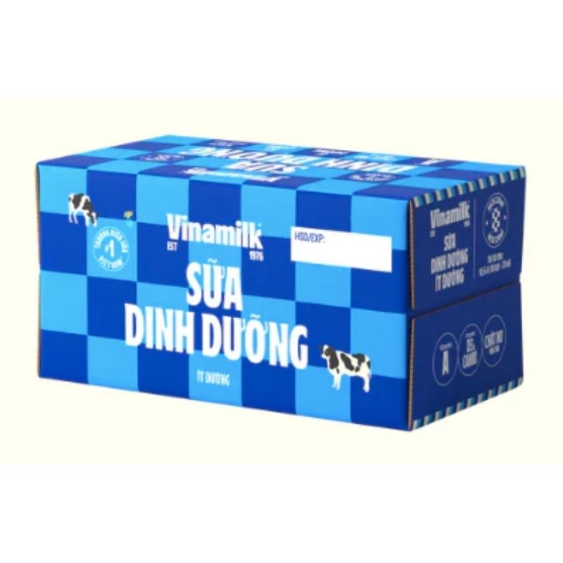 Thùng 48 Túi Sữa Vinamilk 220ml Có Đường / Ít Đường / Không Đường / Dâu / Socola