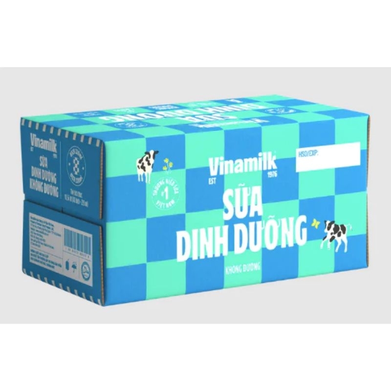 Thùng 48 Túi Sữa Vinamilk 220ml Có Đường / Ít Đường / Không Đường / Dâu / Socola