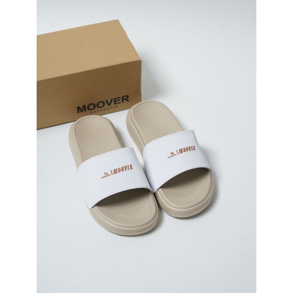 Dép quai ngang nam nữ Moover Thêu 1100, đế dép cao su eva, chống trơn trượt, dễ phối đồ, mẫu mới