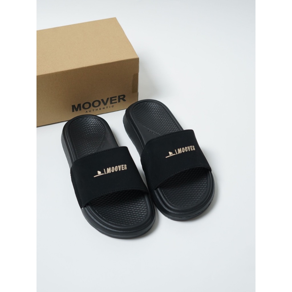Dép quai ngang nam nữ Moover Thêu 1100, đế dép cao su eva, chống trơn trượt, dễ phối đồ, mẫu mới