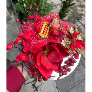Set trang trí tháp bánh , giỏ quà VIP2