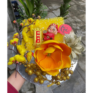 Set trang trí tháp bánh , giỏ quà VIP2