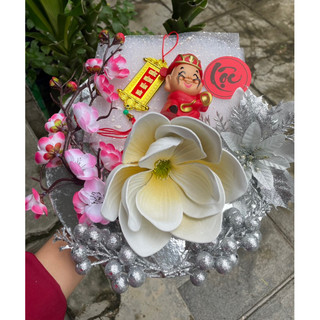 Set trang trí tháp bánh , giỏ quà VIP2