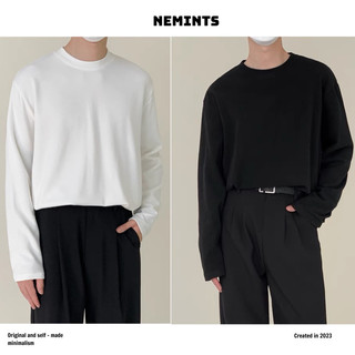 Áo thun tay dài longtee nemints 240gsm unisex nam nữ