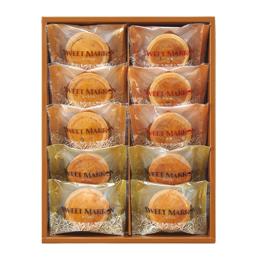 TẾT 2024 Bánh Tart Hạt dẻ vị đường nâu, siro lá phong, caramel Sweet Marron Hộp 10 Cái