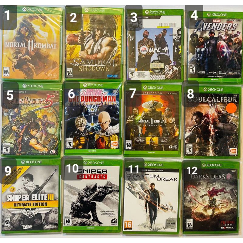 Đĩa Game XBOX ONE : Số 04