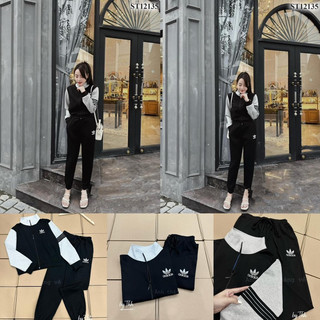 set bộ thể thao sộc tay adidass