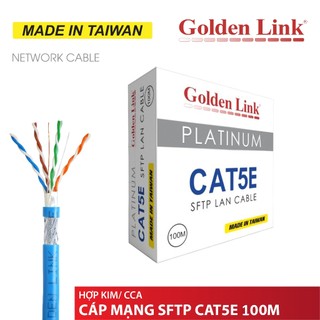 Cáp mạng golden link platinum sftp cat 5e 100m