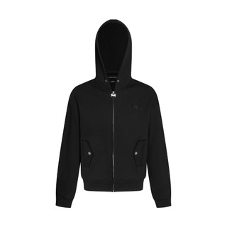 Áo Hoodie Zip MAVERIK form slim màu đen FW23