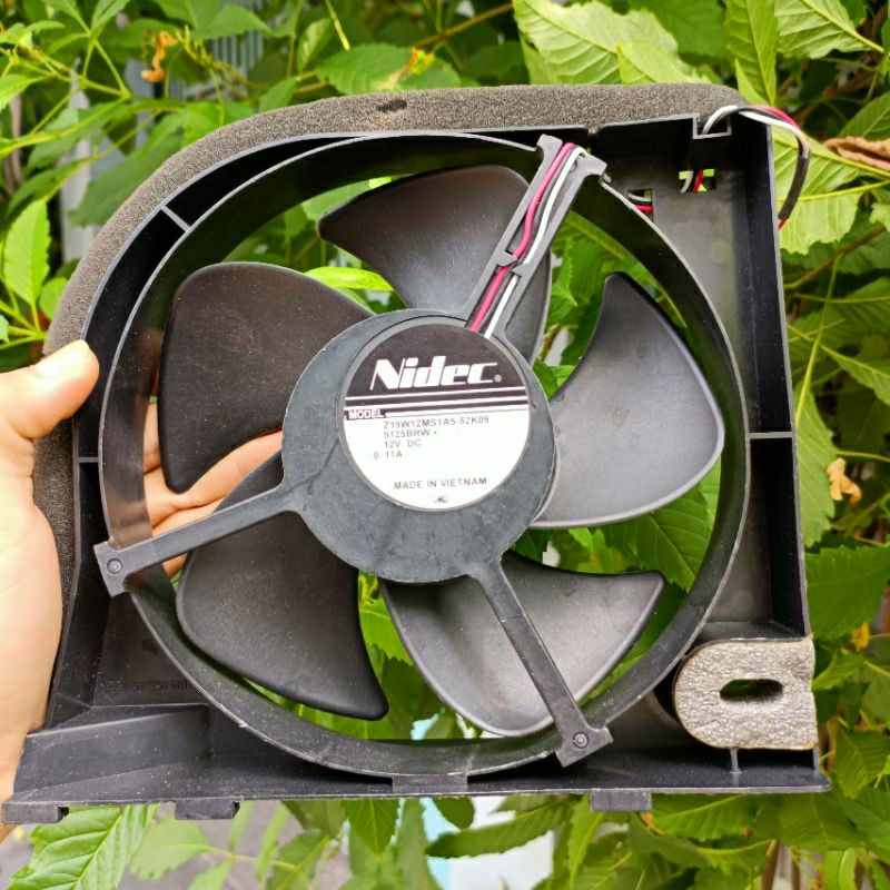 Quạt tủ lạnh SamSung , quạt 12v , quạt màu đen, quạt chế vào xe tải.