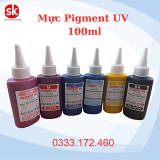 Bộ mực Pigment UV cho máy in phun màu Epson