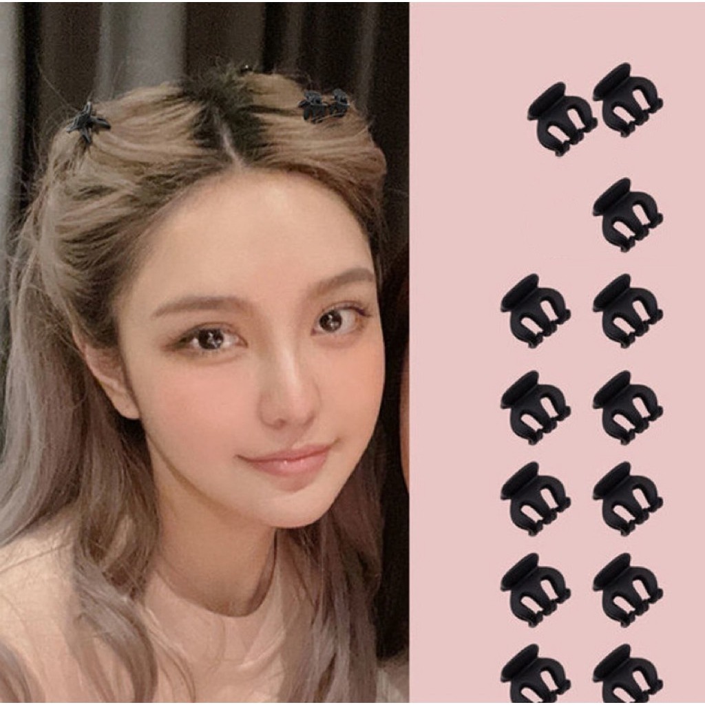 Kẹp tóc mái mini bím tóc mái cho nữ nhiều màu xinh xỉu, kẹp càng cua tạo kiểu đi học đi chơi đa năng