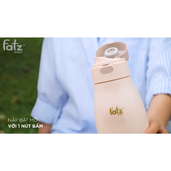 Bình đun và hâm nước pha sữa di động cầm tay MINI SMART 3 - FATZBABY FATZ FB3621FD đun từ 37 - 100 độ và giữ ấm