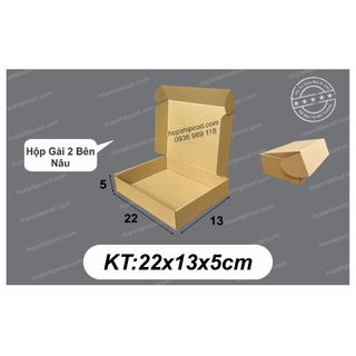 22x13x5cm hộp nắp gài 2 bên