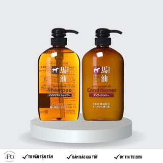 Dầu gội dầu xả mỡ ngựa nhật bản 600ml