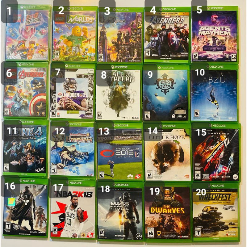 Đĩa Game XBOX ONE : Số 01