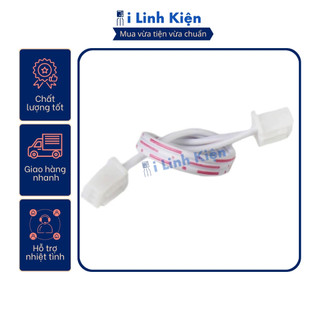 Dây bus 2p xh2.54 dây trắng 2 đầu cắm dài 30cm